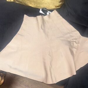 Bebe Cream A-Line Women's Skirt